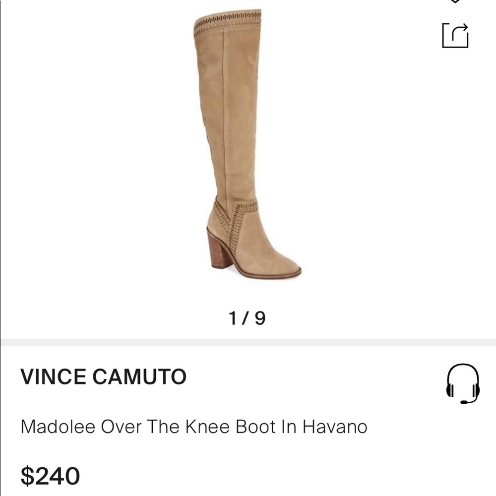 Vince Camuto Madolee Over the Knee Boot